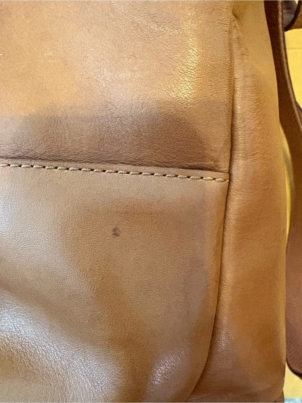 Madewell Cognac Brown Leather Backpack
